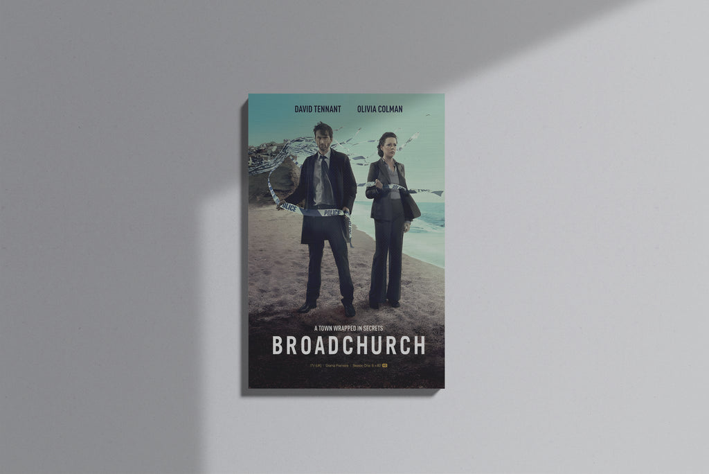 GeekCultcha Broadchurch Series Premium Canvas Painting