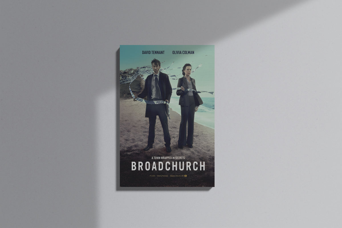 GeekCultcha Broadchurch Series Premium Canvas Painting