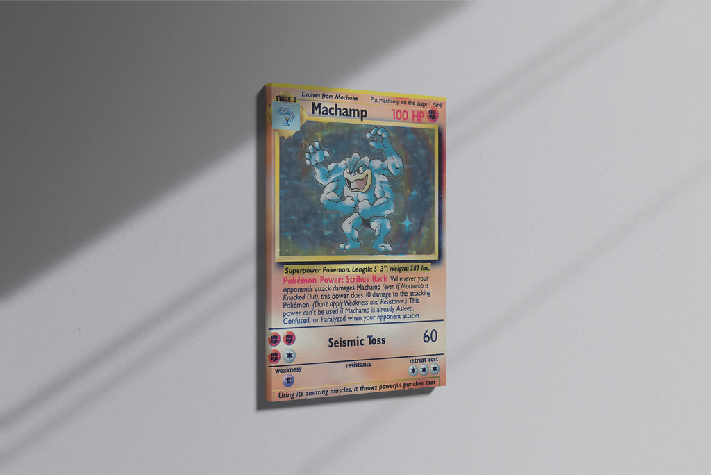GeekCultcha Pokémon Machamp Premium Canvas Print