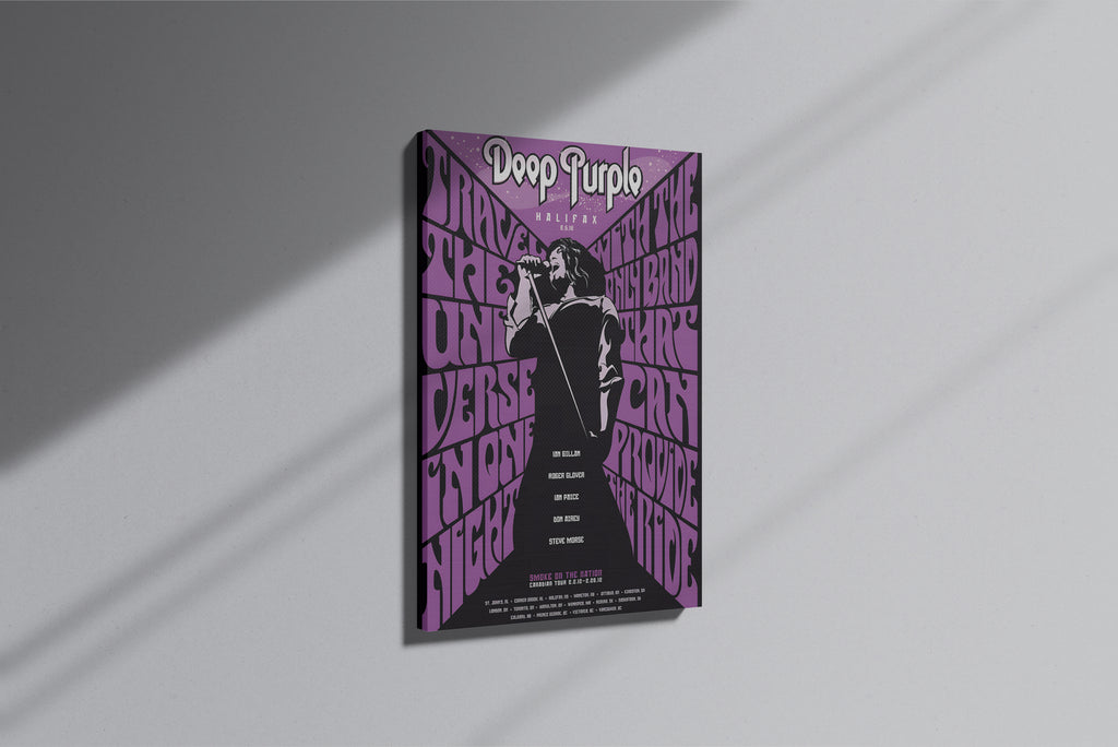 GeekCultcha Deep Purple Canvas Print