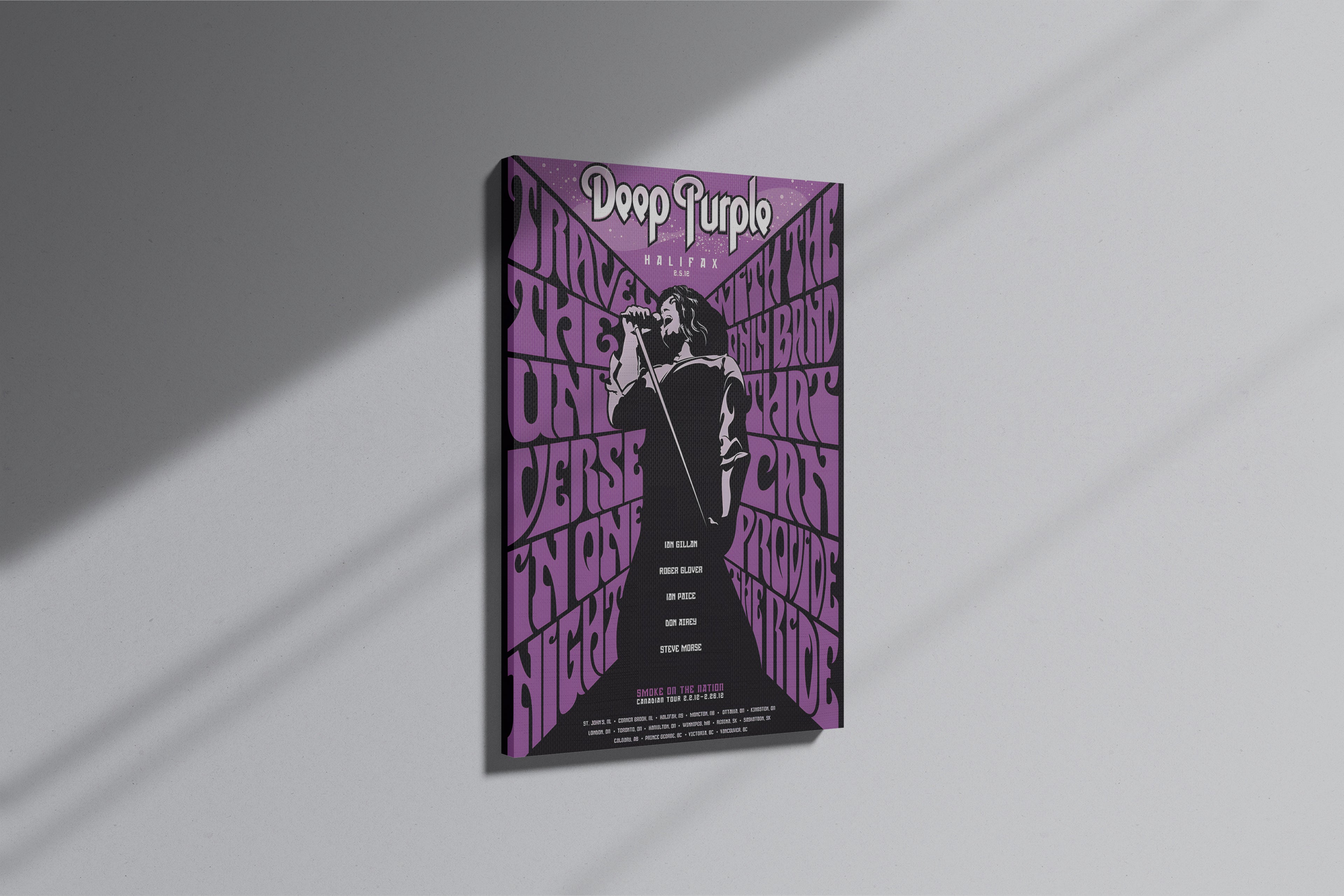 GeekCultcha Deep Purple Canvas Print