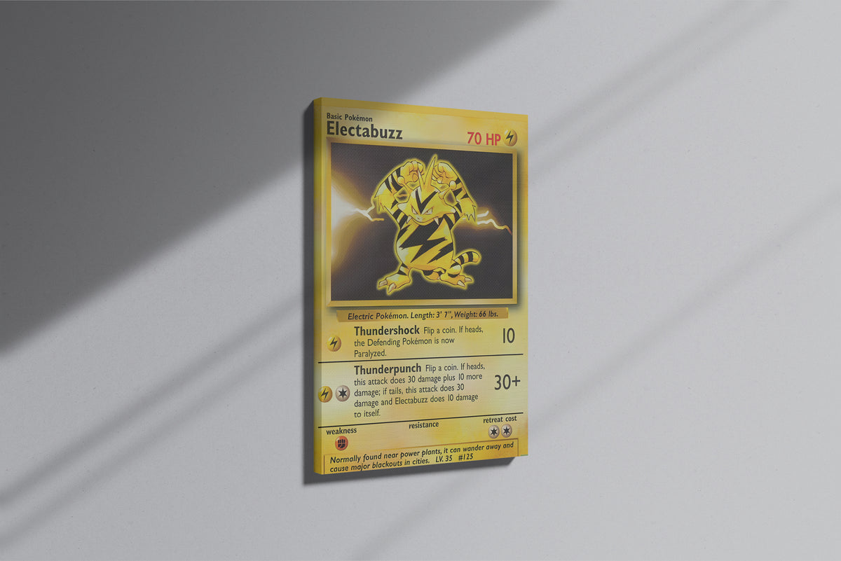 GeekCultcha Pokémon Electabuzz Premium Canvas Print