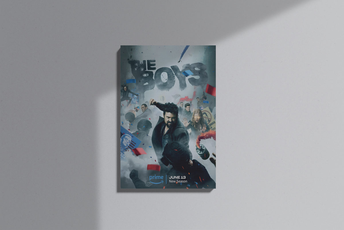 GeekCultcha The Boys Character Themed Premium Canvas Painting