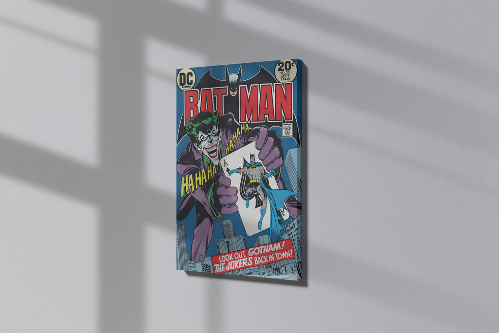 GeekCultcha DC Comics Batman Joker Premium Canvas Print