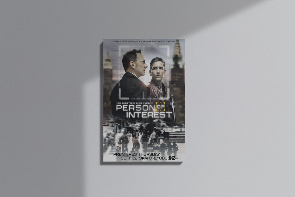 GeekCultcha Person of Interest TV Series Themed Premium Canvas Painting