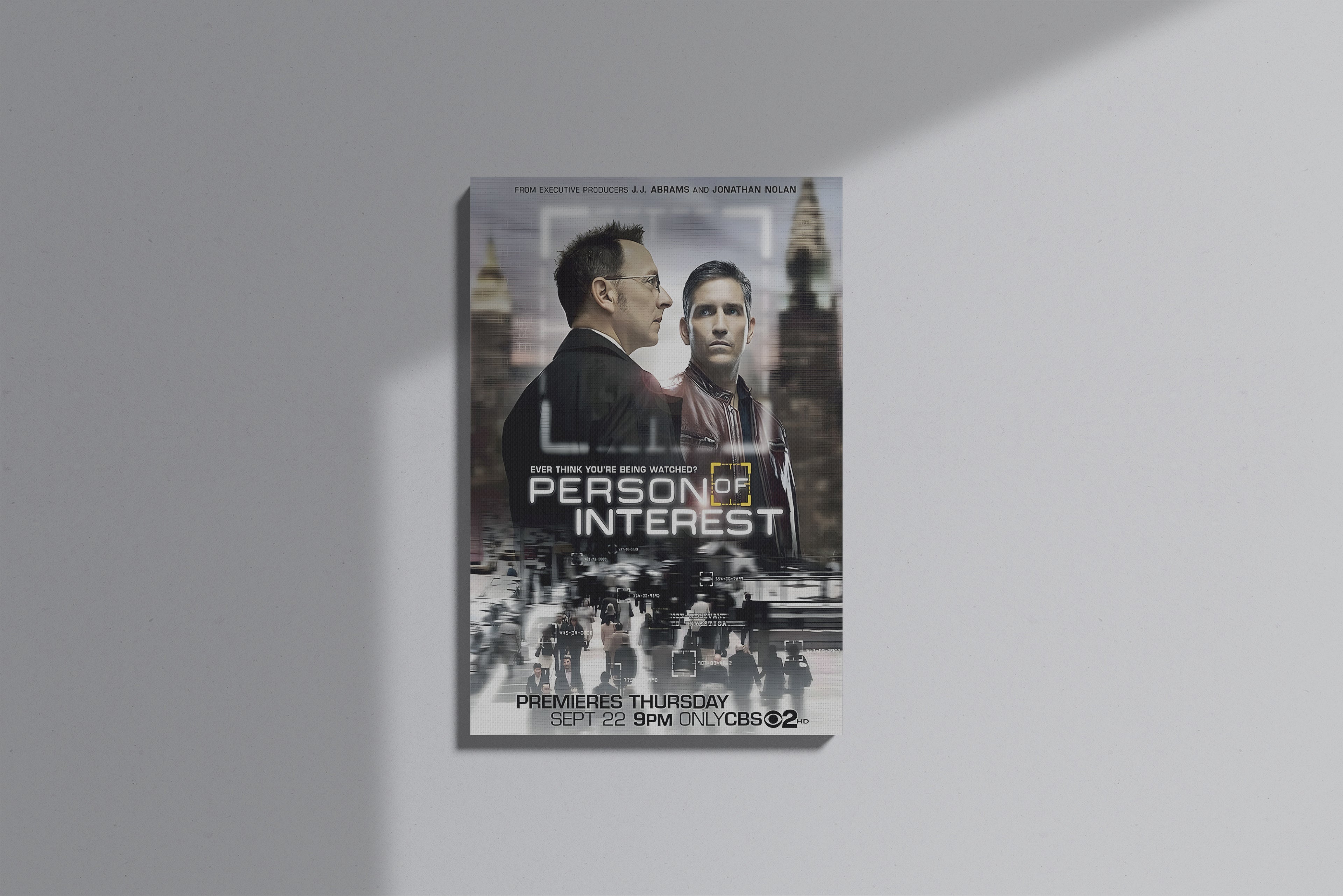 GeekCultcha Person of Interest TV Series Themed Premium Canvas Painting