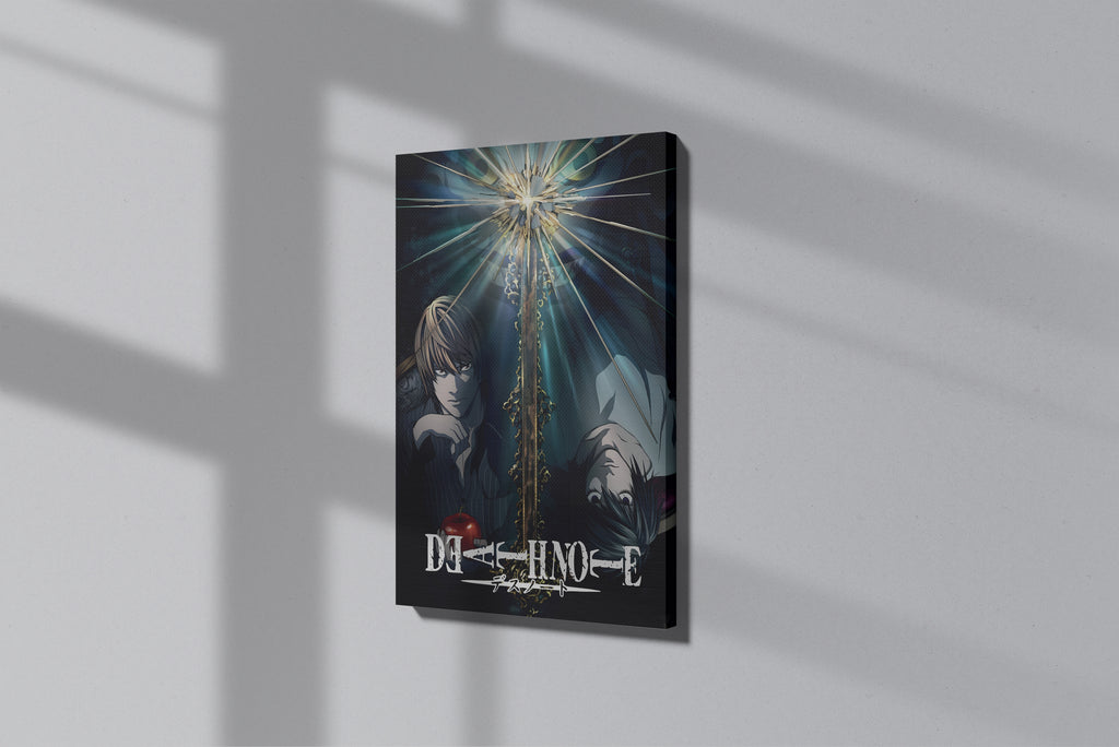 GeekCultcha Death Note L and Light Premium Canvas Print