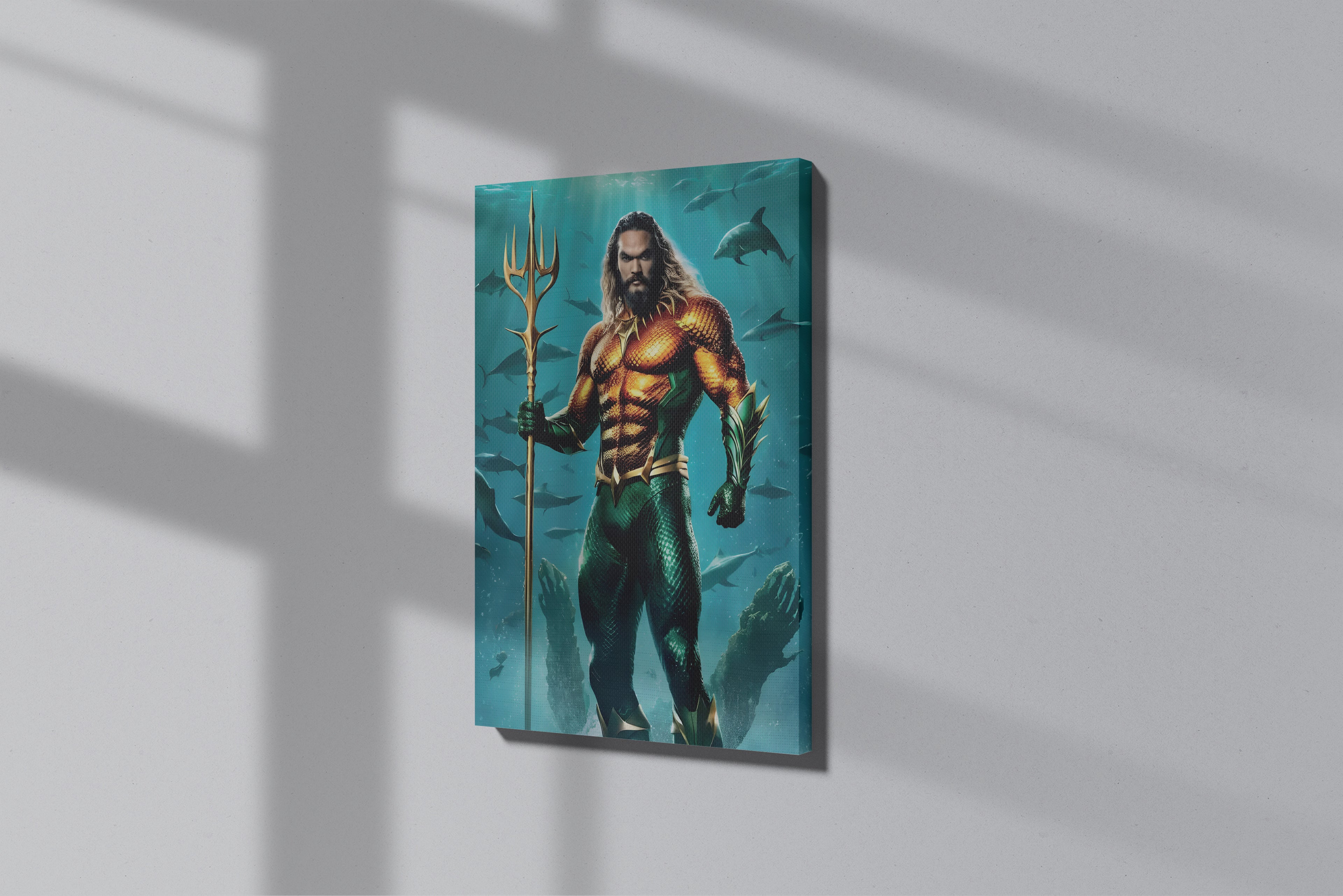 GeekCultcha DC Comics Aquaman Premium Canvas Print