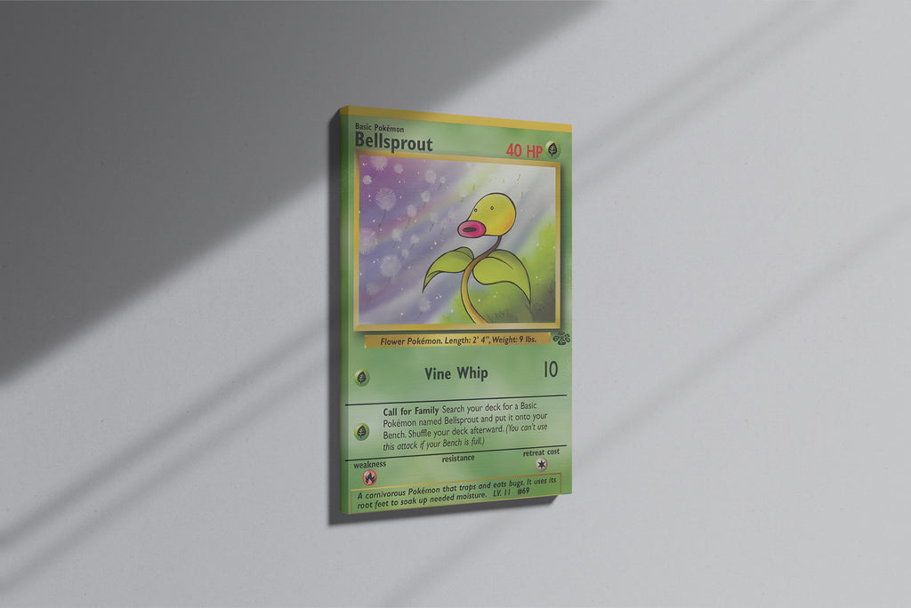 GeekCultcha Pokémon Bellsprout Premium Canvas Print