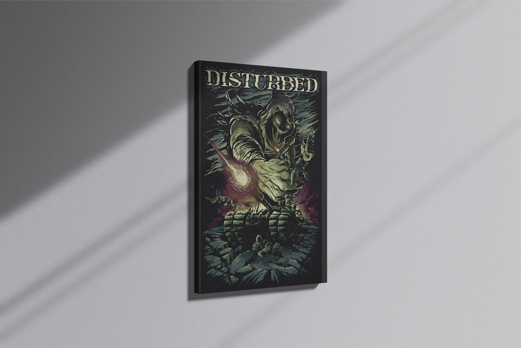 GeekCultcha Disturbed Design Premium Canvas Painting