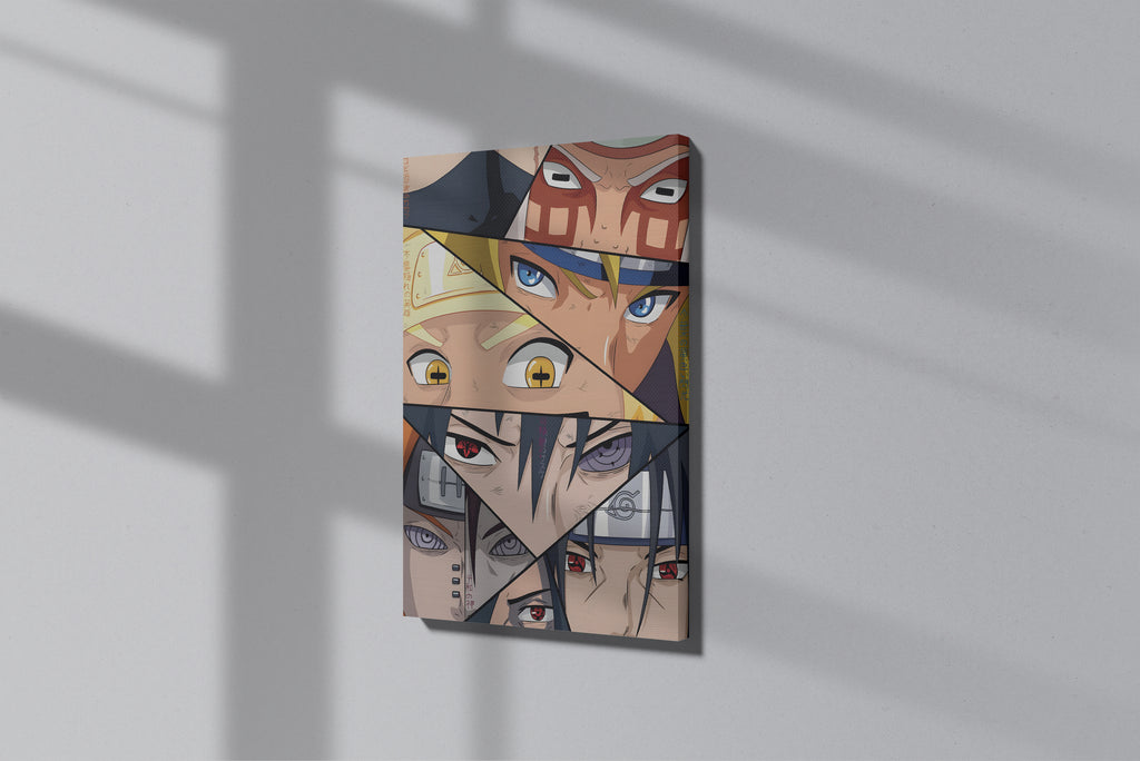 GeekCultcha Naruto Characters Premium Canvas Painting