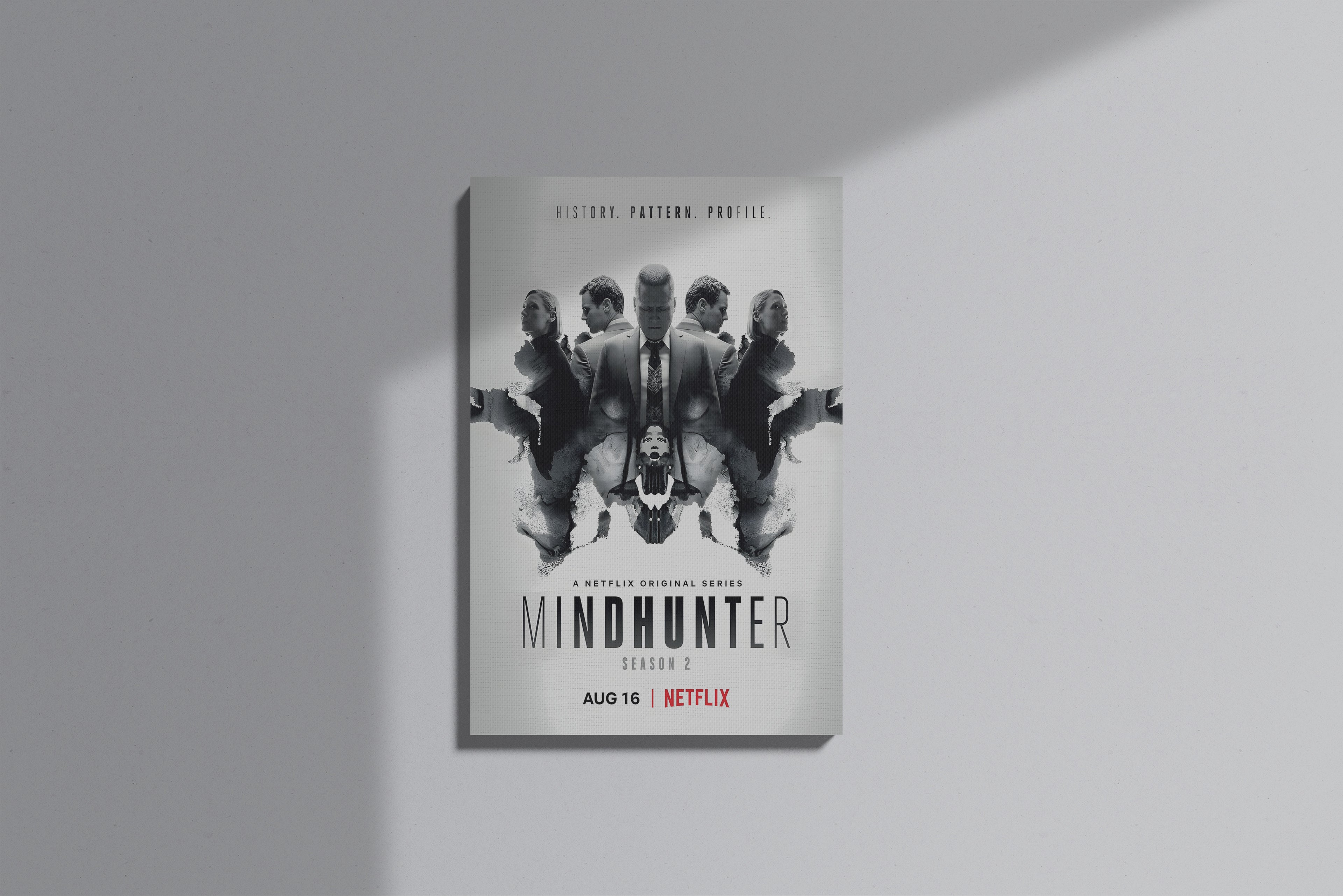 GeekCultcha Mindhunter Season 2 Premium Canvas Painting
