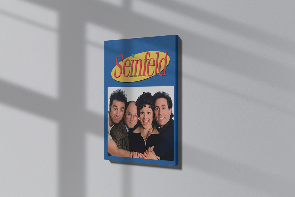 GeekCultcha Seinfeld TV Series Characters Premium Canvas Painting
