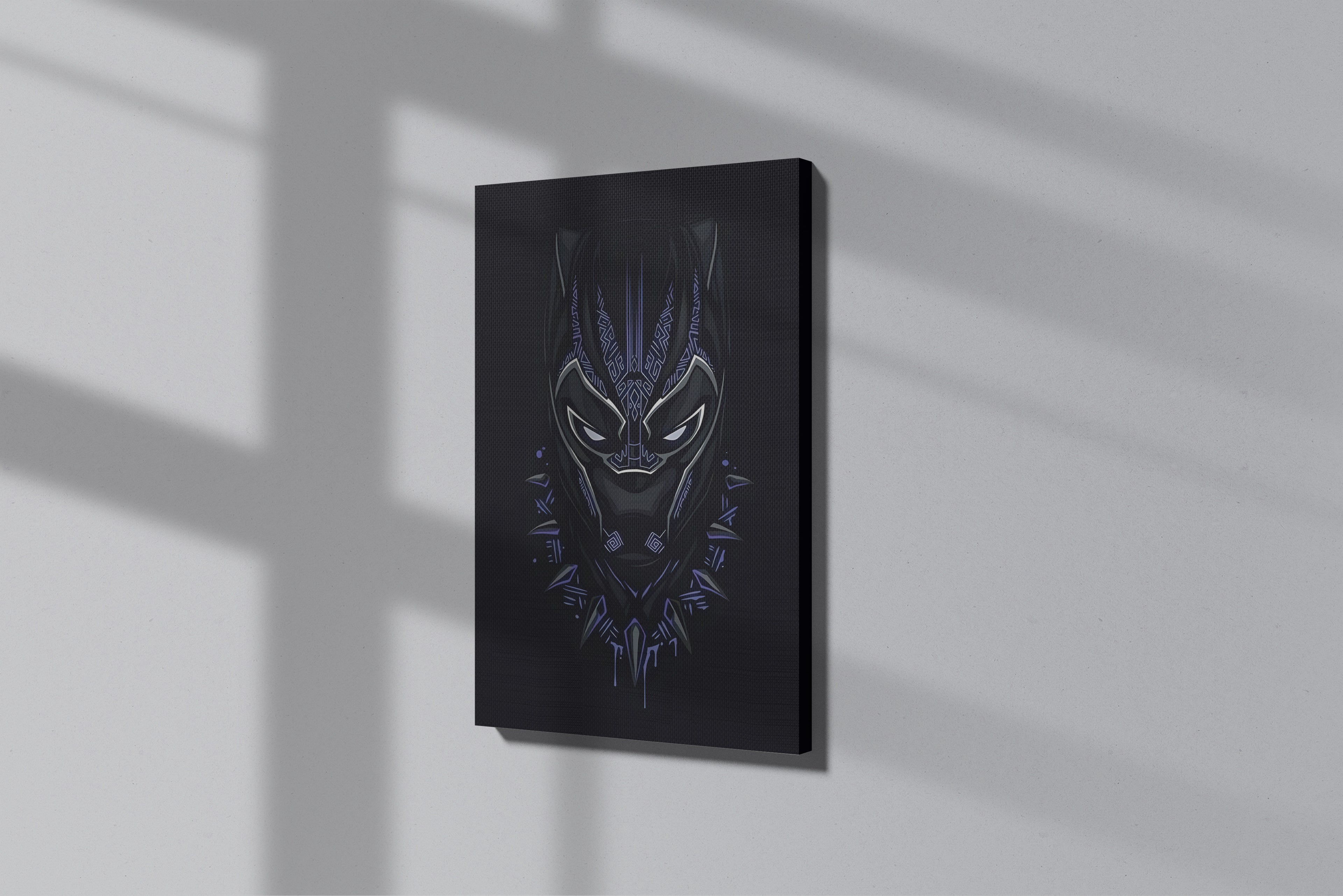 GeekCultcha Marvel Black Panther Premium Canvas Print