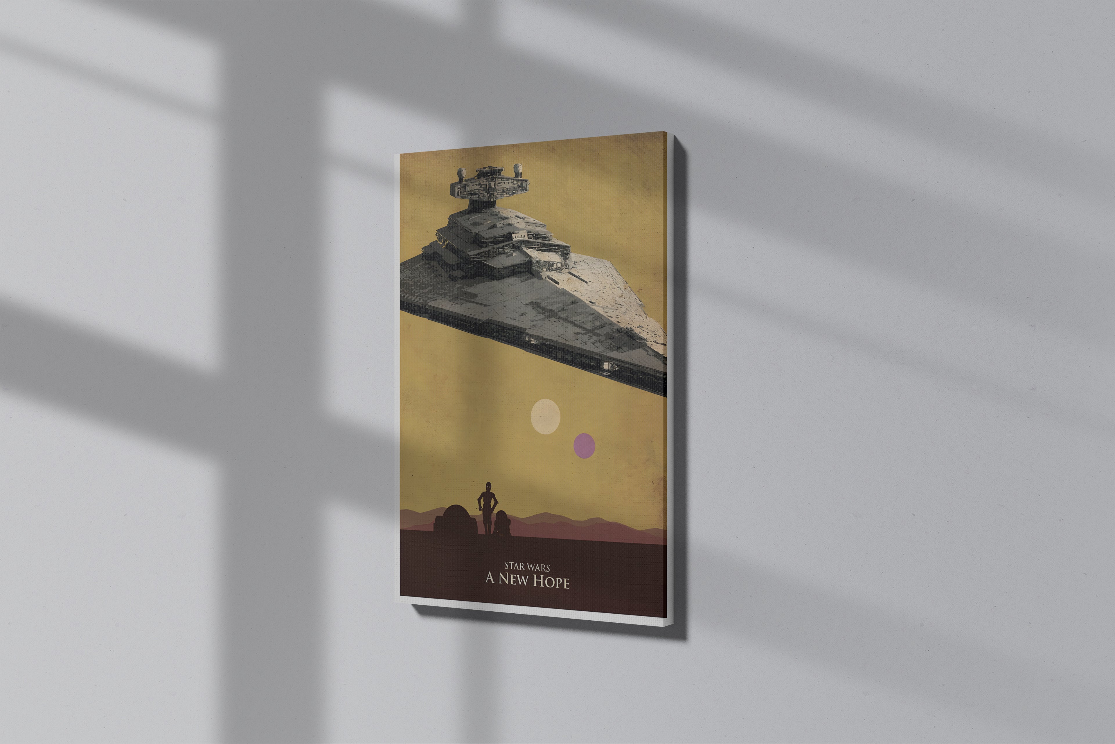 GeekCultcha Star Wars A New Hope Premium Canvas Print