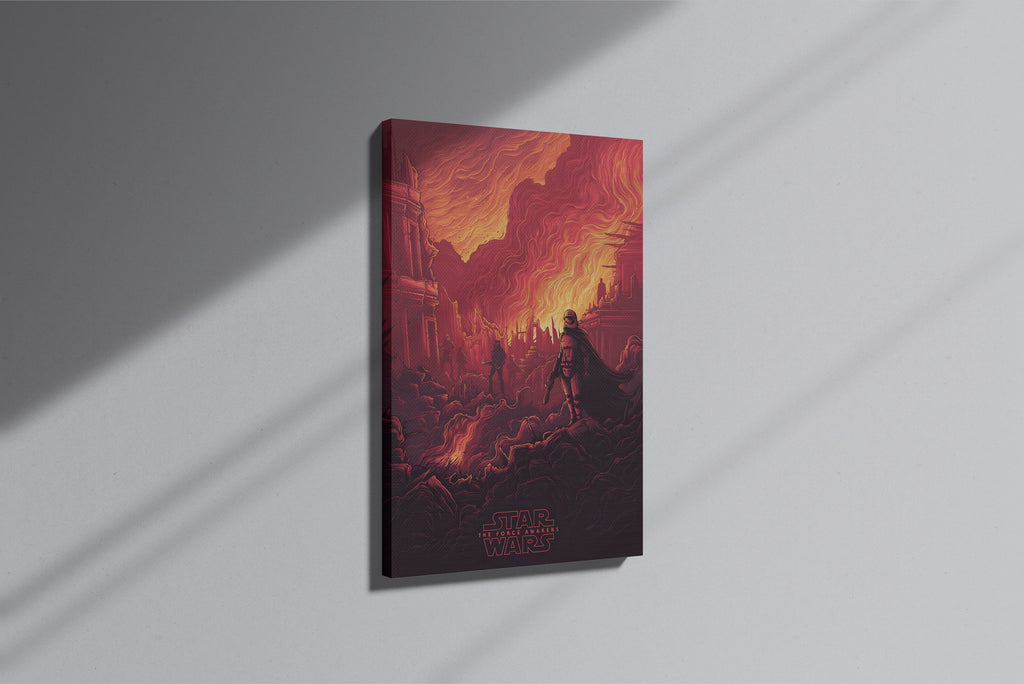 GeekCultcha Star Wars The Force Awakens Premium Canvas Print