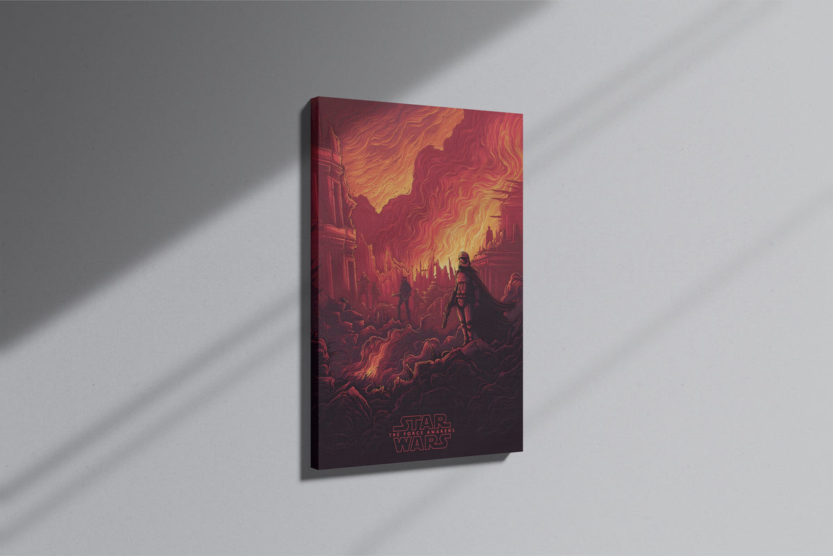 GeekCultcha Star Wars The Force Awakens Premium Canvas Print