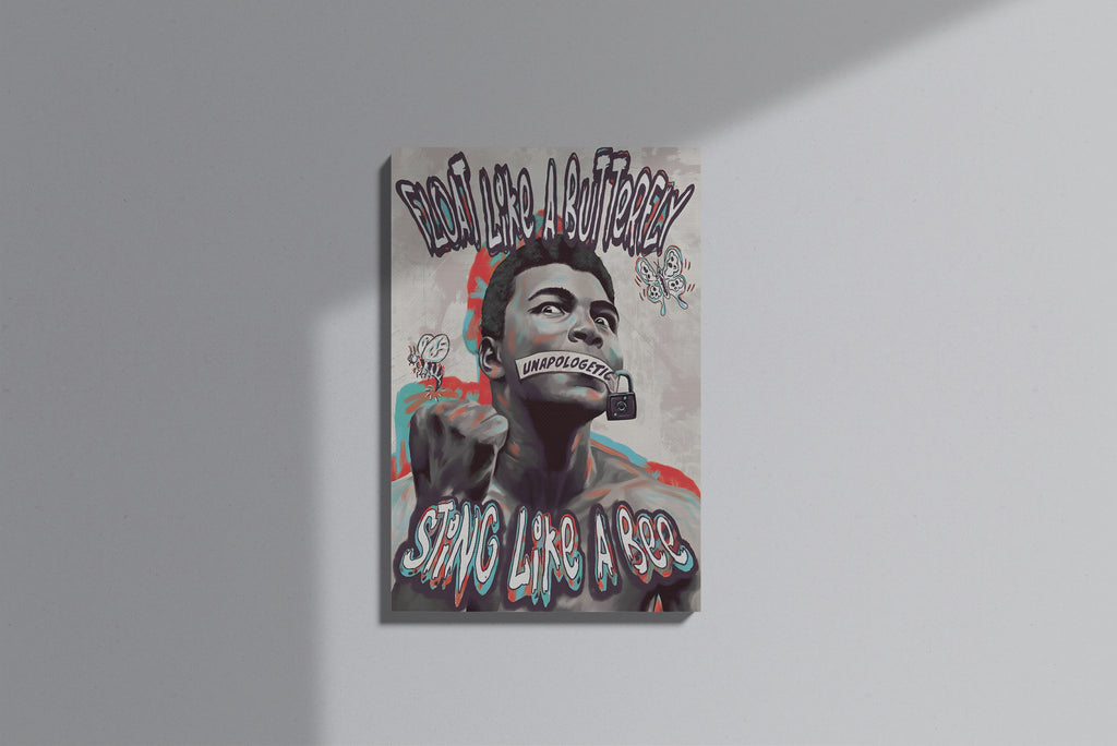 GeekCultcha Unapologetic Muhammad Ali Premium Canvas Print