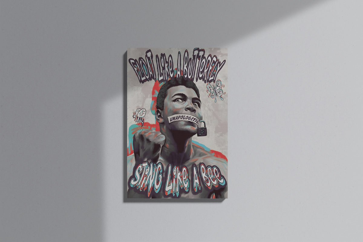 GeekCultcha Unapologetic Muhammad Ali Premium Canvas Print