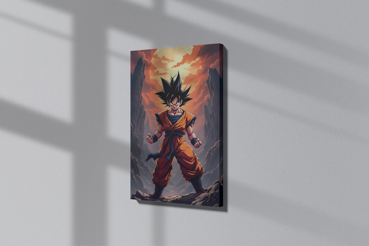 GeekCultcha Dragon Ball Z Goku Premium Canvas Print
