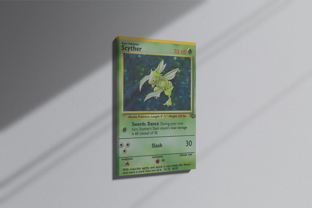 GeekCultcha Pokémon Scyther Premium Canvas Print