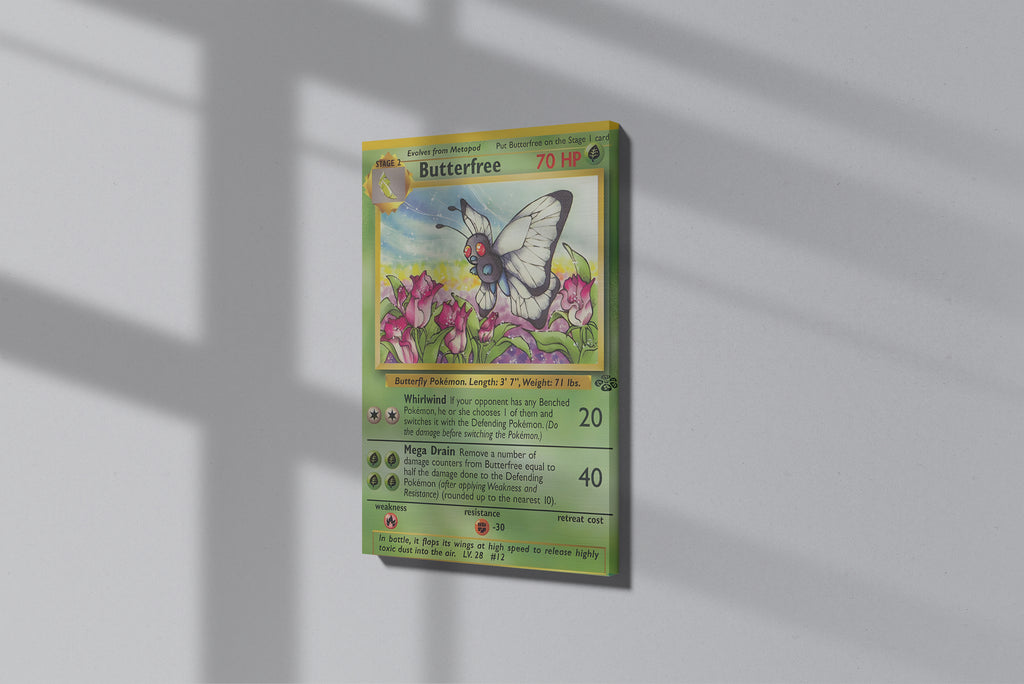 GeekCultcha Pokémon Butterfree Premium Canvas Print