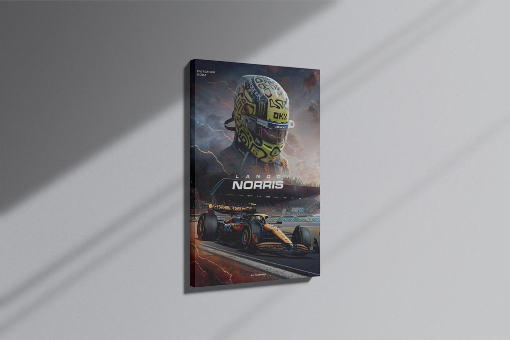 GeekCultcha Formula 1 Lando Norris Premium Canvas Print