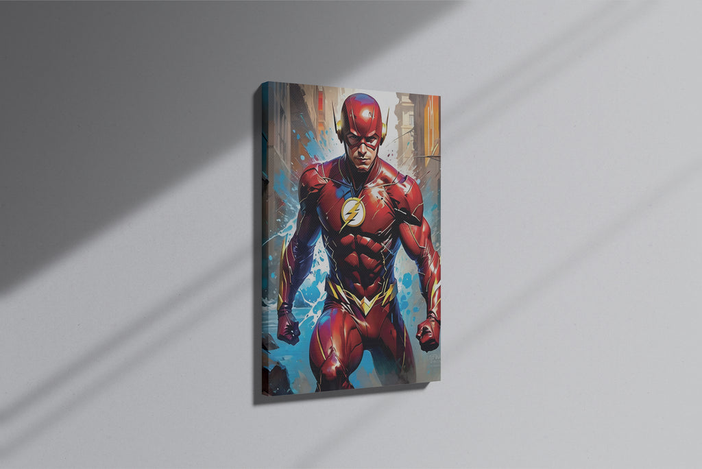 GeekCultcha DC Comics The Flash Premium Canvas Print