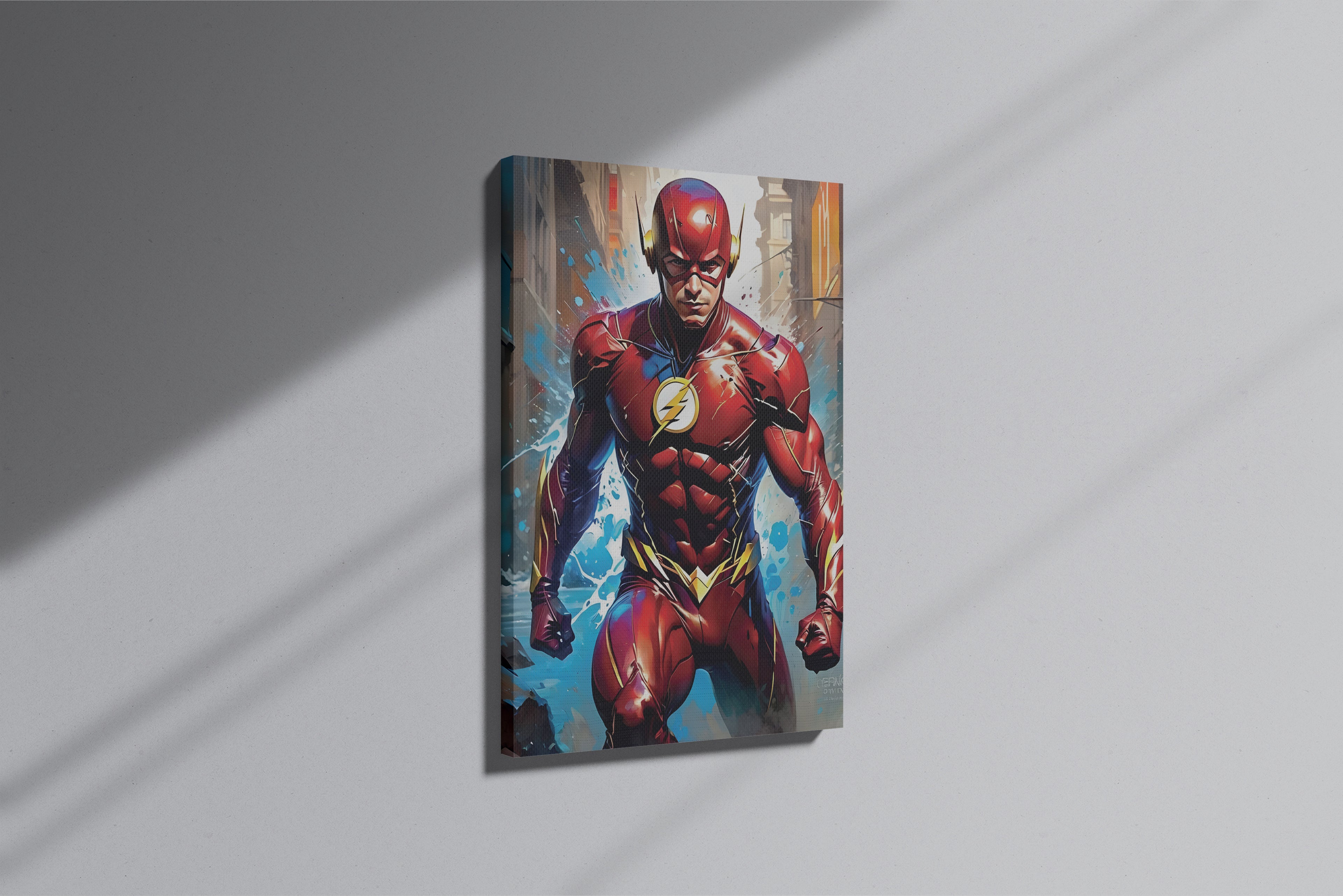 GeekCultcha DC Comics The Flash Premium Canvas Print