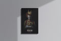 GeekCultcha Burger King Crown and Clown Premium Canvas Painting