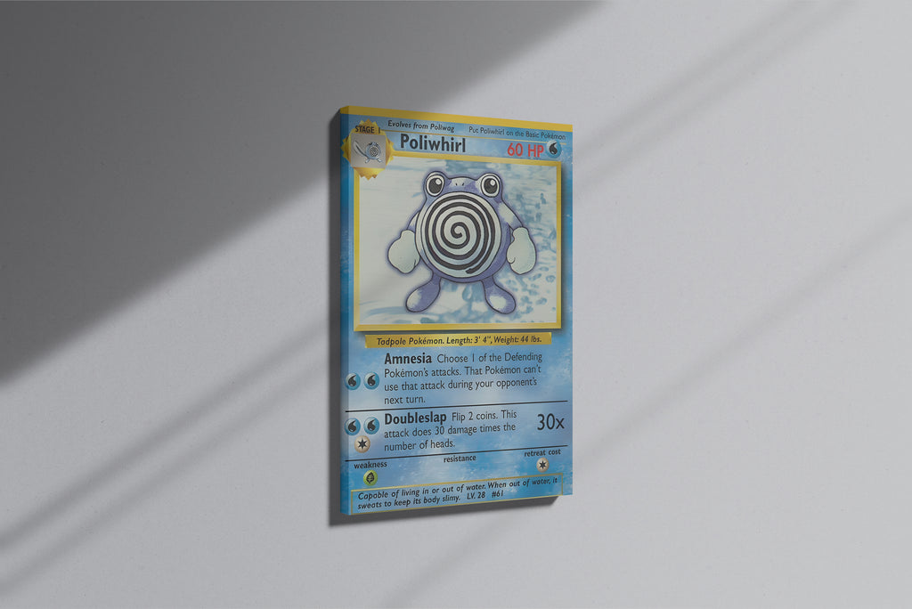 GeekCultcha Pokémon Poliwhirl Premium Canvas Print