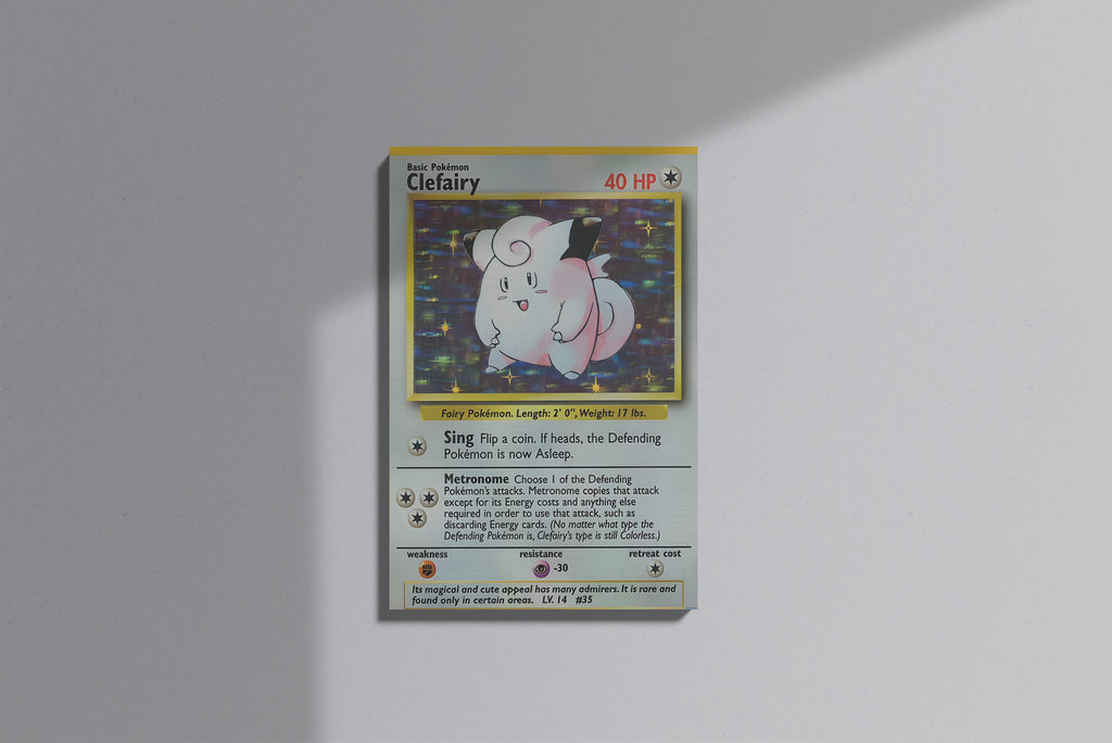 GeekCultcha Pokémon Clefairy Premium Canvas Print