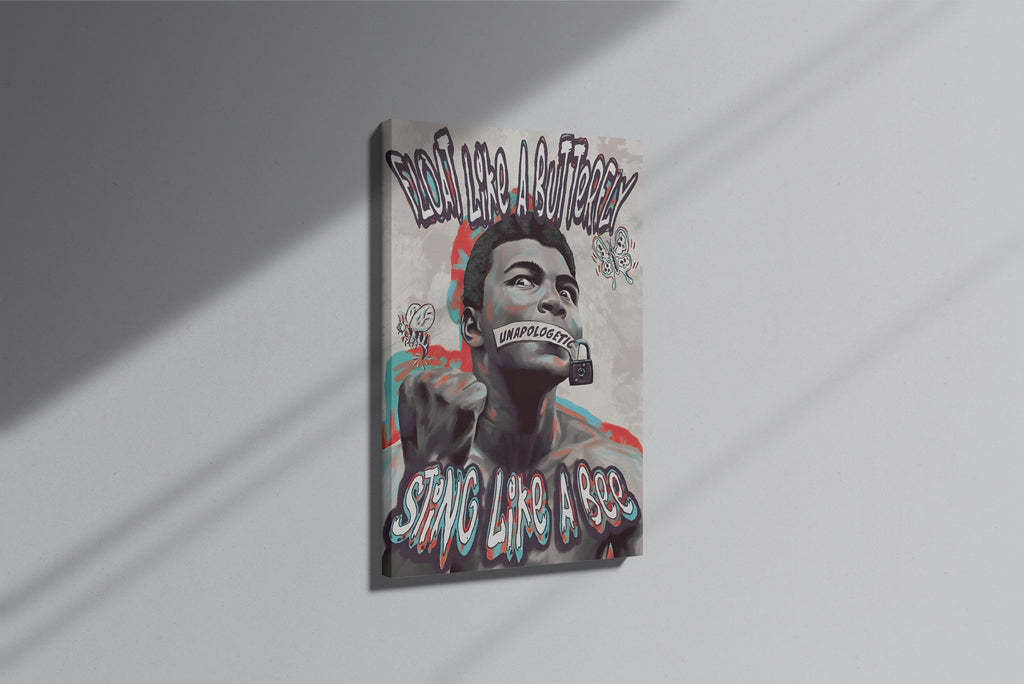 GeekCultcha Unapologetic Muhammad Ali Premium Canvas Print