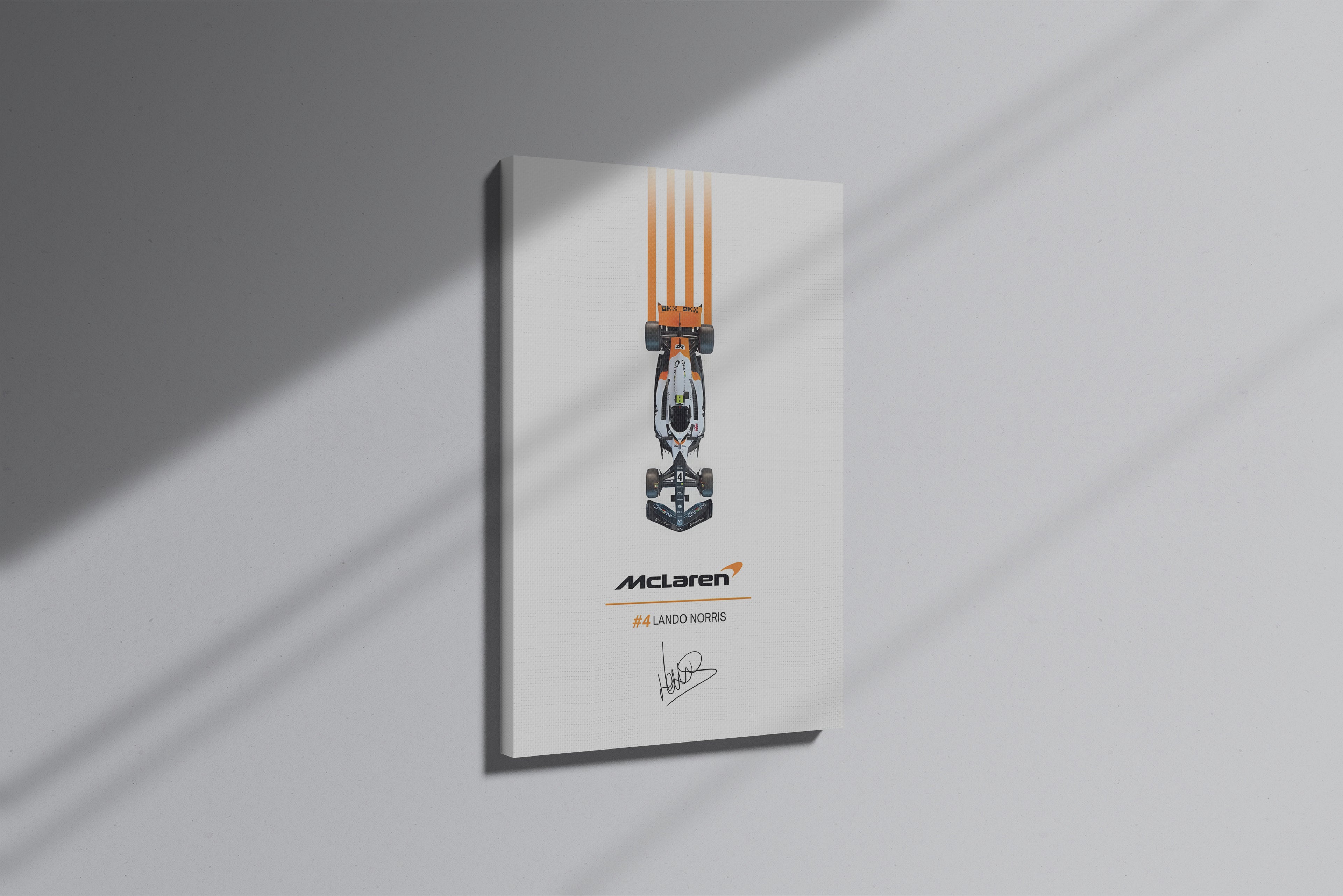GeekCultcha McLaren Lando Norris Premium Canvas Print