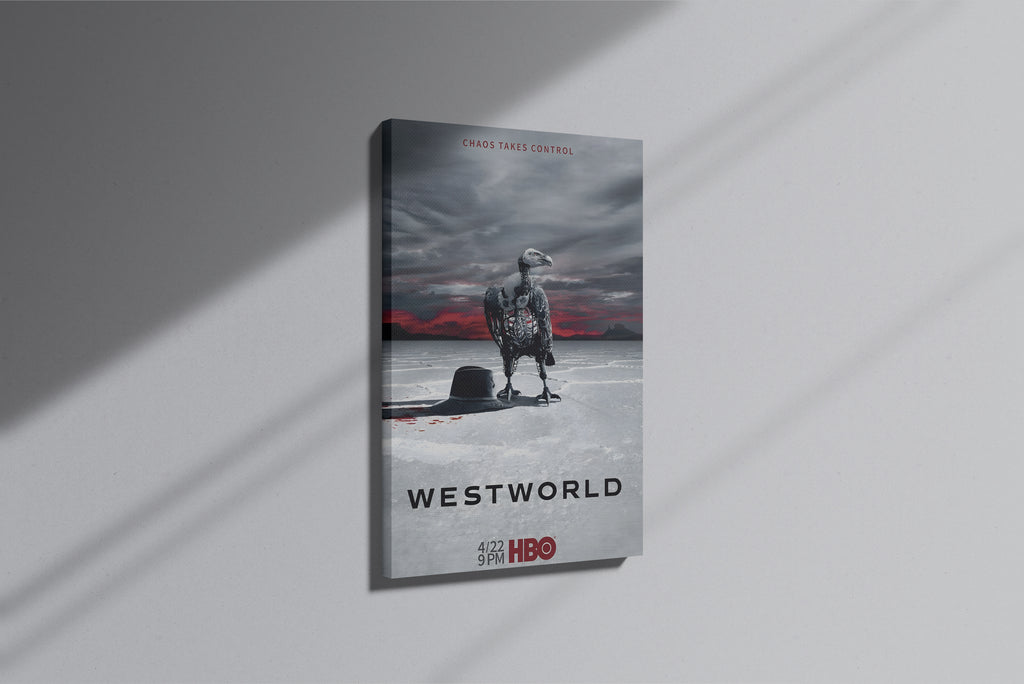 GeekCultcha Westworld Chaos Takes Control Premium Canvas Print