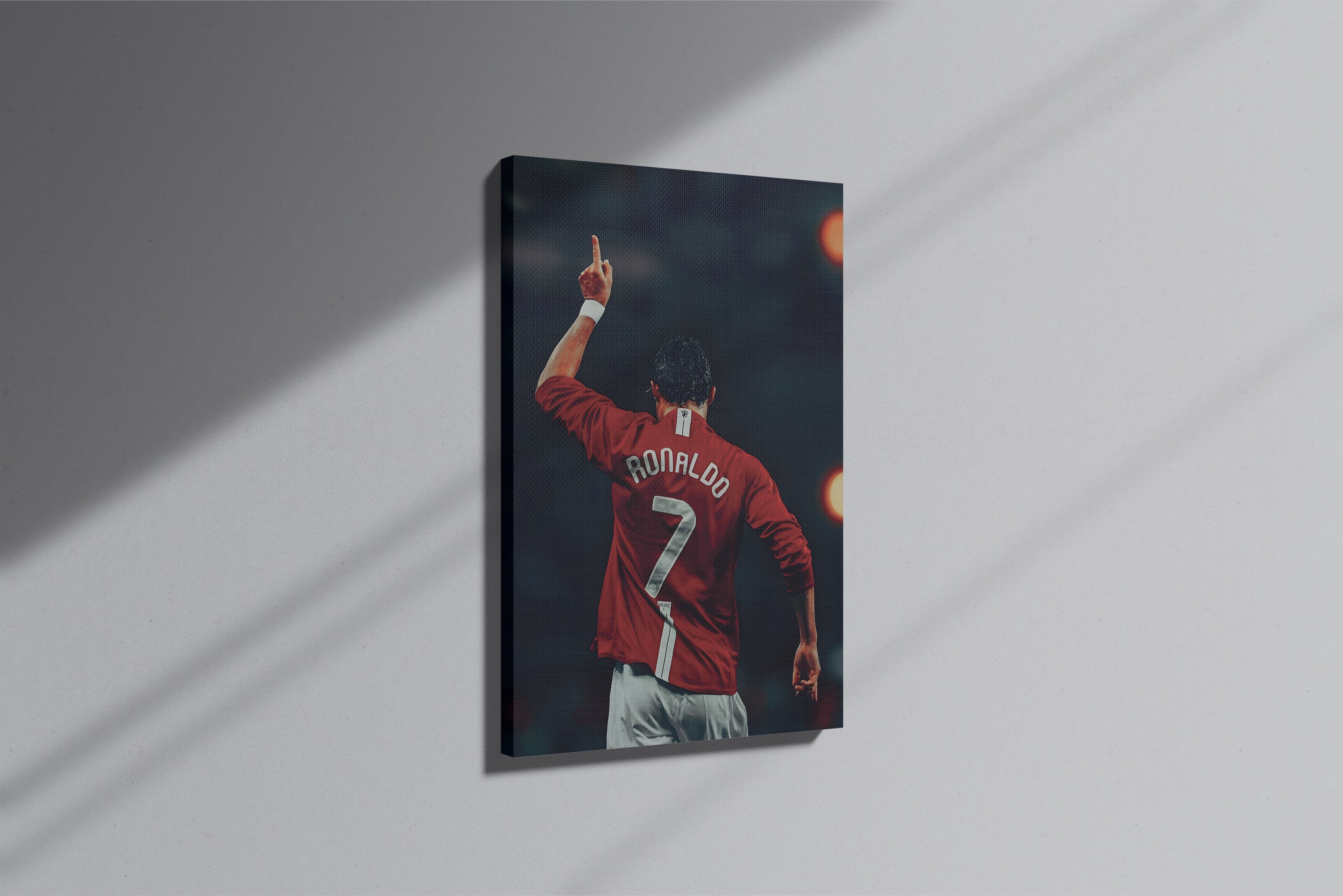 GeekCultcha Ronaldo Manchester United Premium Canvas Print
