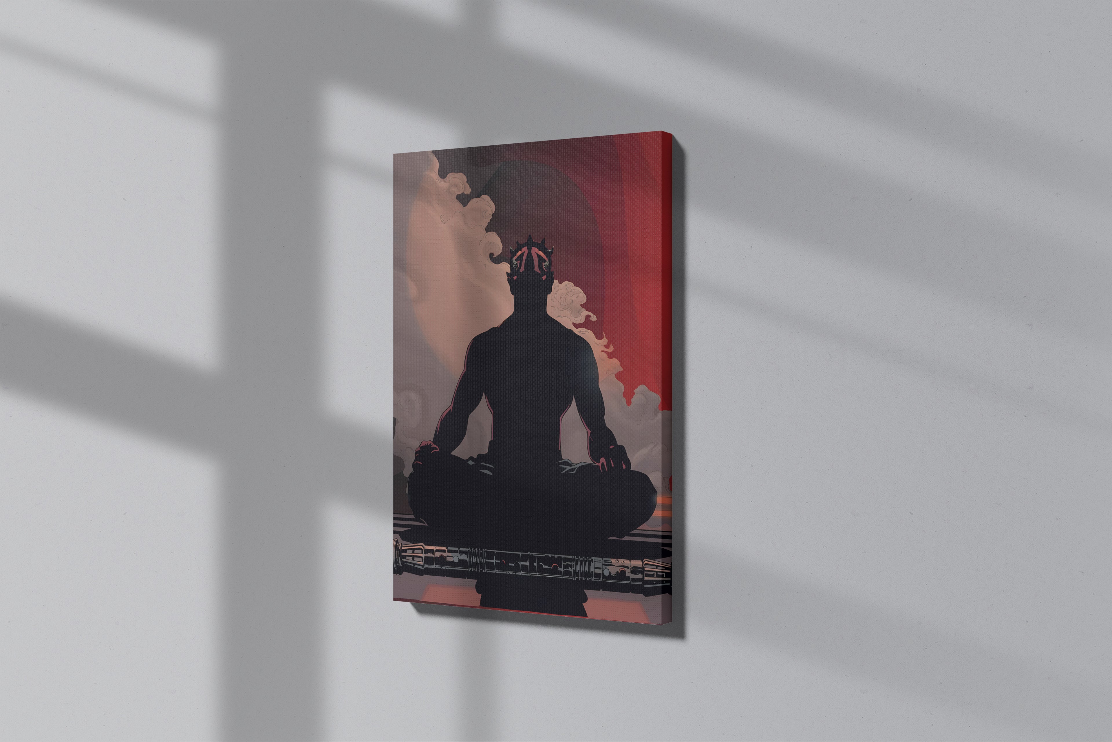 GeekCultcha Star Wars Darth Maul Premium Canvas Print