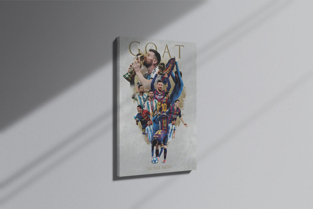 GeekCultcha Lionel Messi Football Legend Premium Canvas Painting