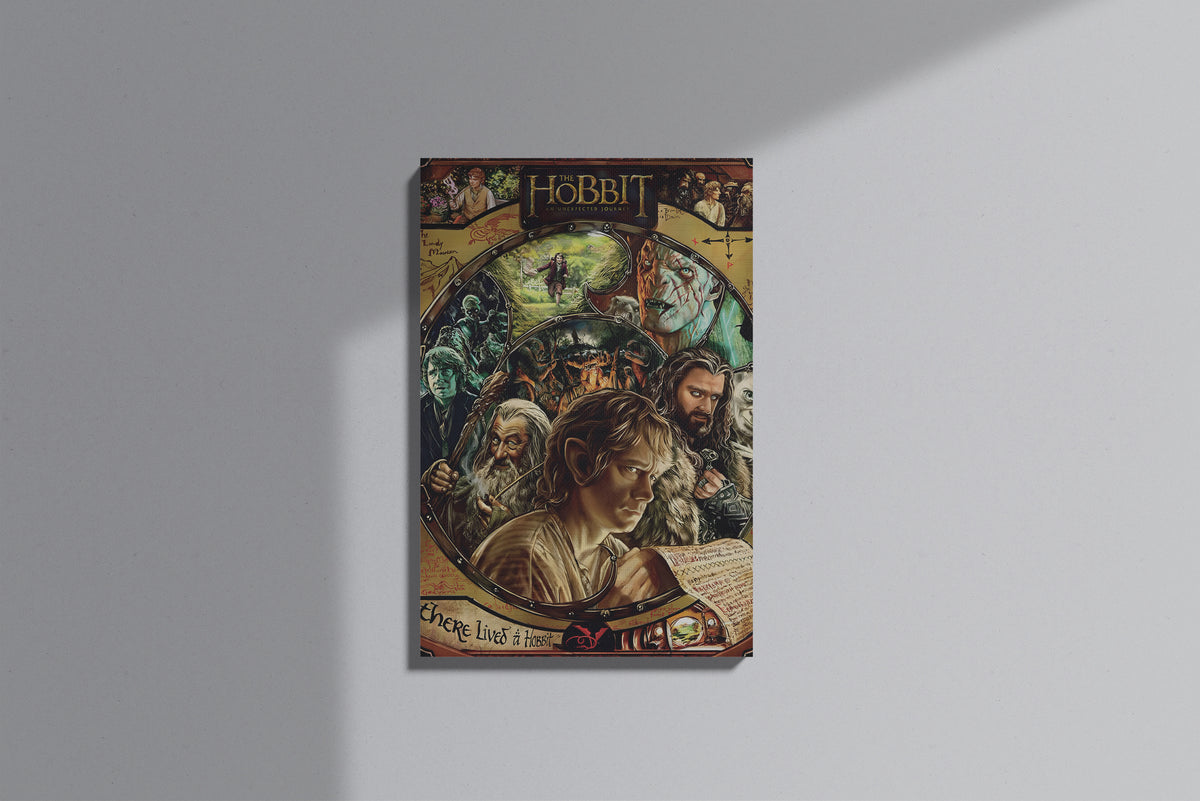 GeekCultcha The Hobbit An Unexpected Journey Themed Premium Canvas Print