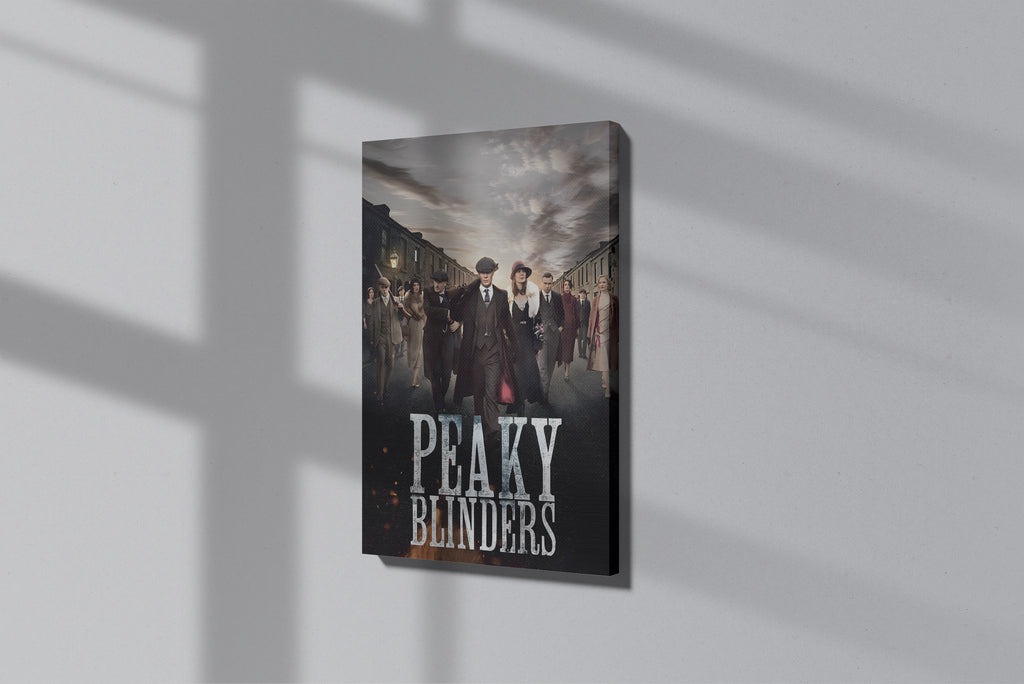 GeekCultcha Peaky Blinders TV Series Themed Premium Canvas Painting