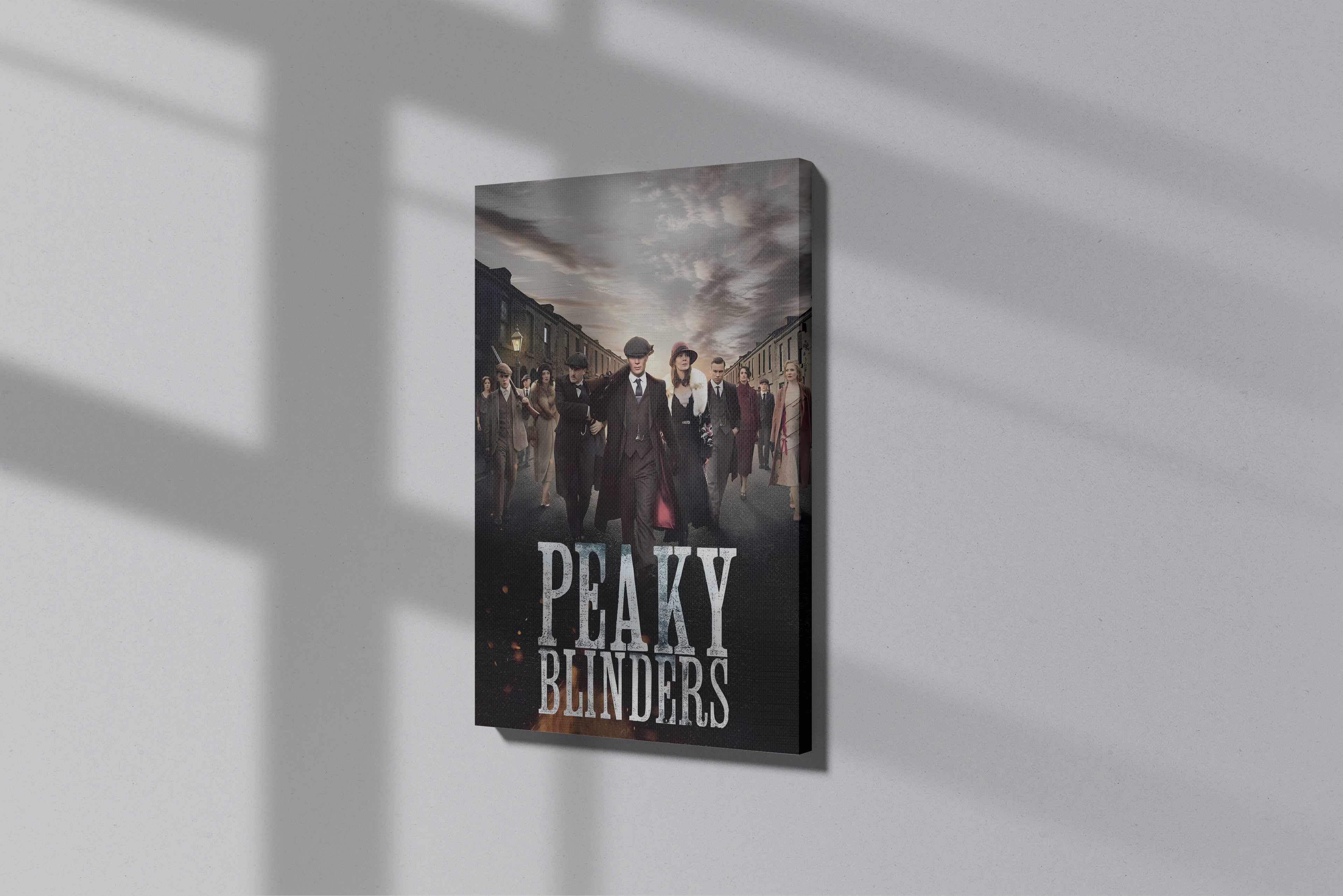 GeekCultcha Peaky Blinders TV Series Themed Premium Canvas Painting