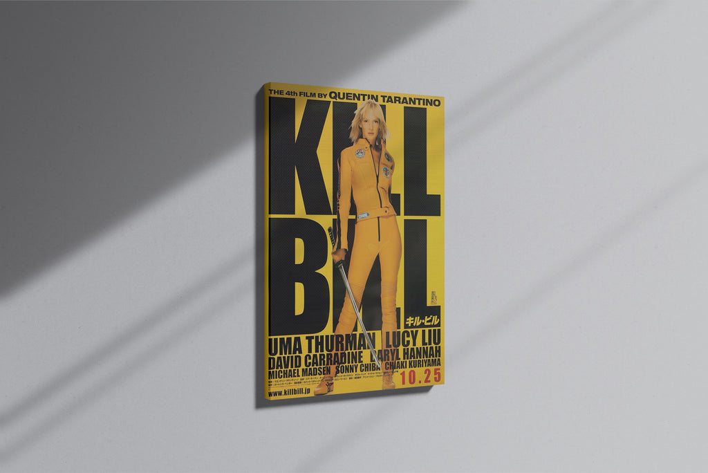 GeekCultcha Kill Bill Beatrix Kiddo Premium Canvas Print