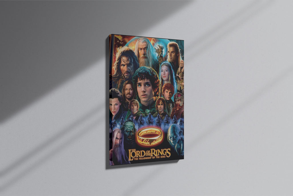 GeekCultcha The Lord of the Rings Fellowship Premium Canvas Painting