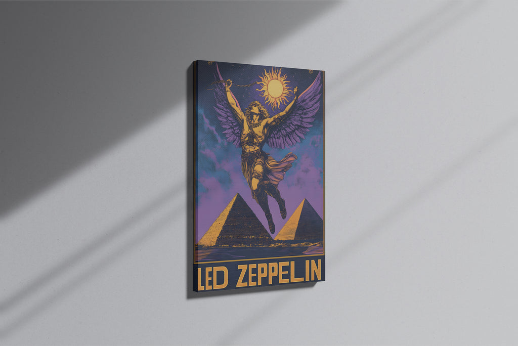 GeekCultcha Led Zeppelin Legend Canvas Painting