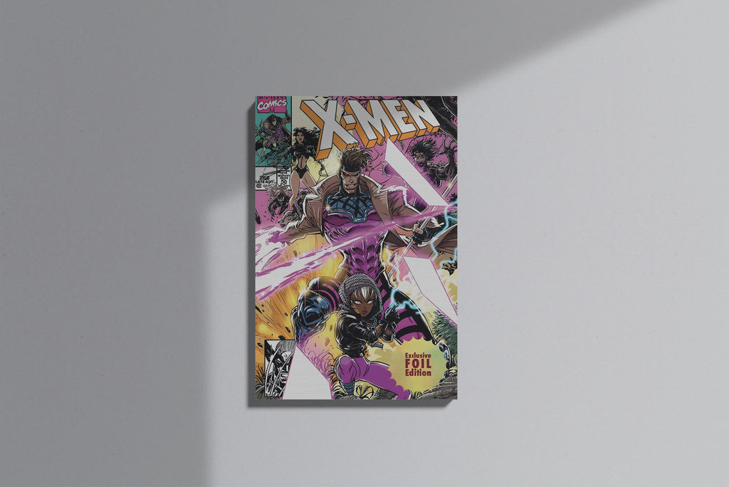 GeekCultcha Marvel X-Men Gambit and Storm Premium Canvas Print