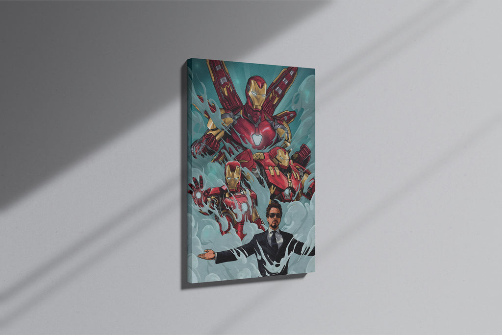 GeekCultcha Marvel Iron Man Premium Canvas Print