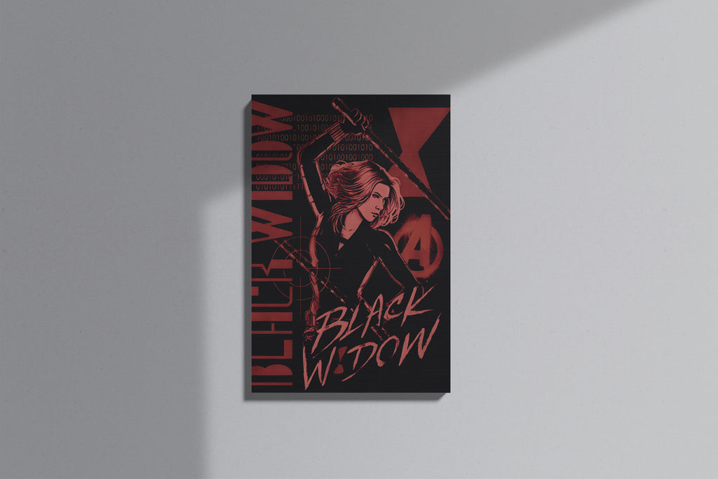 GeekCultcha Marvel Black Widow Premium Canvas Print