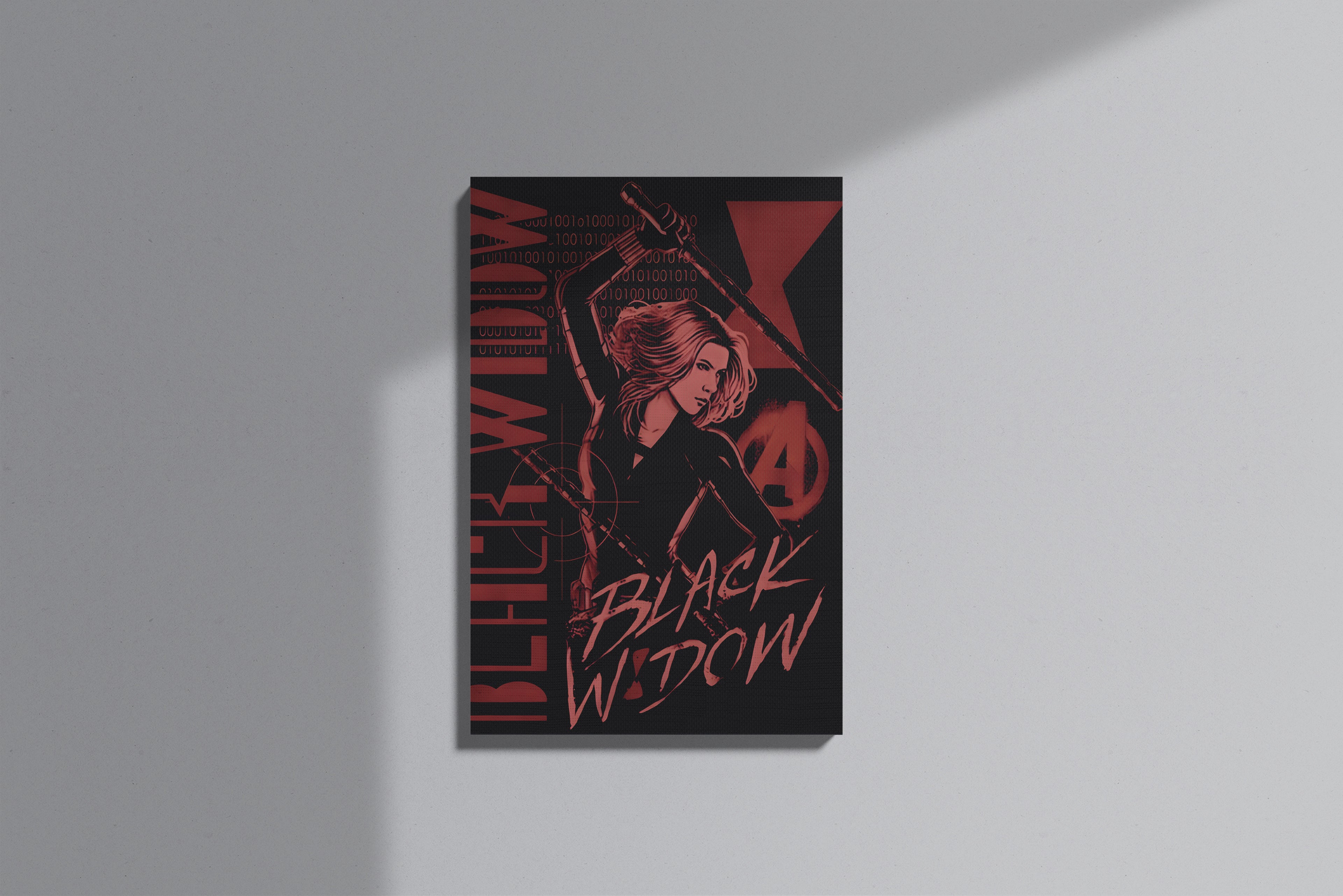 GeekCultcha Marvel Black Widow Premium Canvas Print