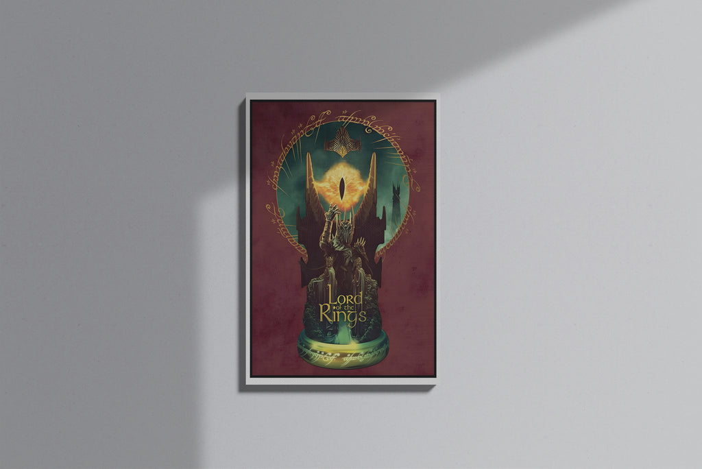 GeekCultcha Lord of the Rings Sauron Themed Premium Canvas Print