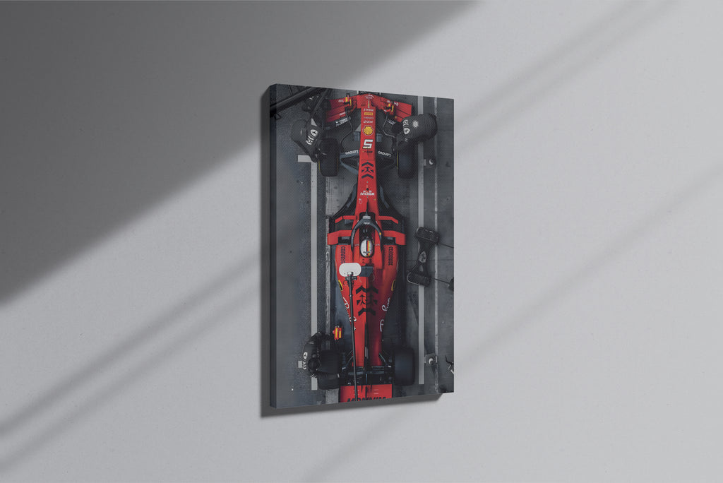 GeekCultcha Ferrari Formula 1 Premium Canvas Print